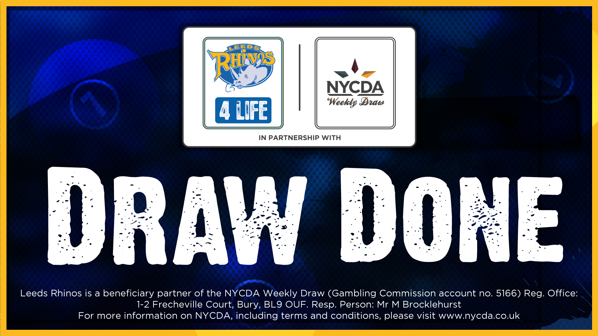 Rhinos 4 Life  - Week 18 Results