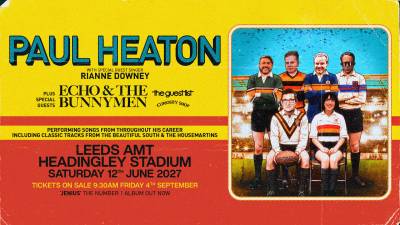 Paul Heaton concert at AMT Headingley on sale now