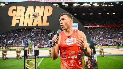 Sir Kevin Sinfield Post challenge press conference